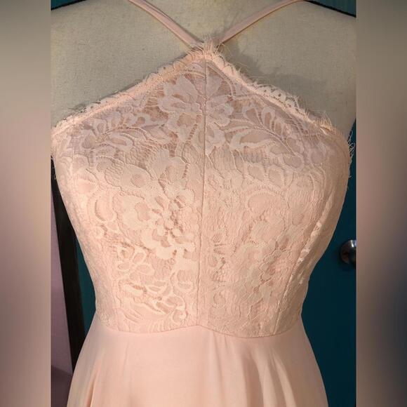 Lulu’s Everlasting Enchantment Light Peach Lace Maxi Dress - Picture 9 of 9